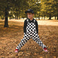 NEW! B/W Checks Overalls