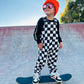 NEW! B/W Checks Overalls