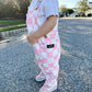NEW! Pink Checks Overalls