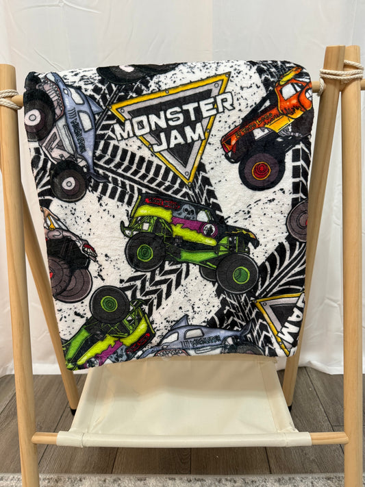 NEW! Off Road Monster Jam Blanket