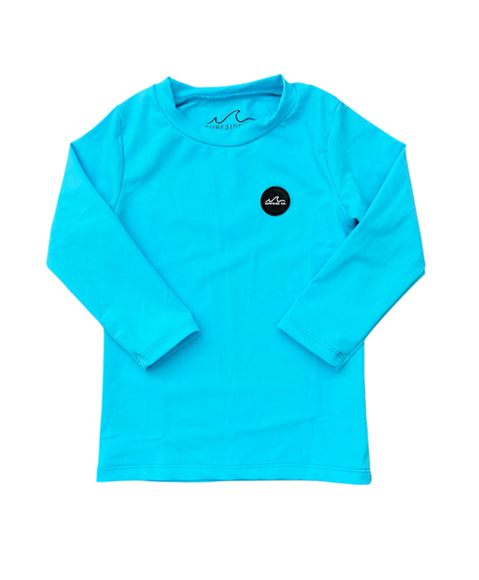 NEW! Seaside (Neon Blue) UPF 50+ Elevated Long Sleeve Rash Guard