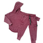 NEW! Burgundy Acid Wash Cargo Daywear