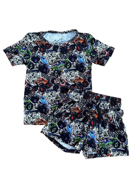 NEW! Graffiti Monster Jam Bamboo Lounge Set