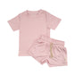 NEW! Blush Ribbed Bamboo Lounge Set