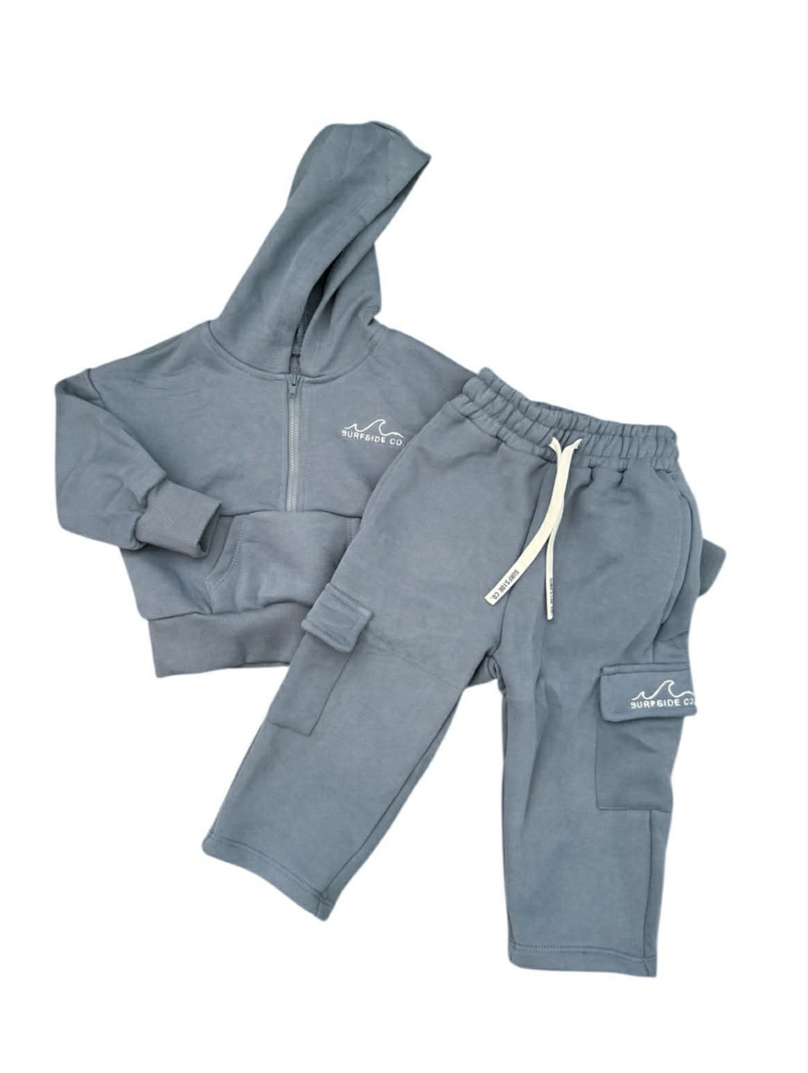NEW! Blue Haze Straight Leg Cargo Jogger Set