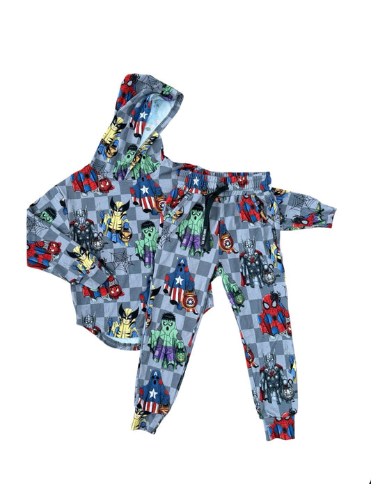 NEW! Super Hero Bamboo Jogger Set