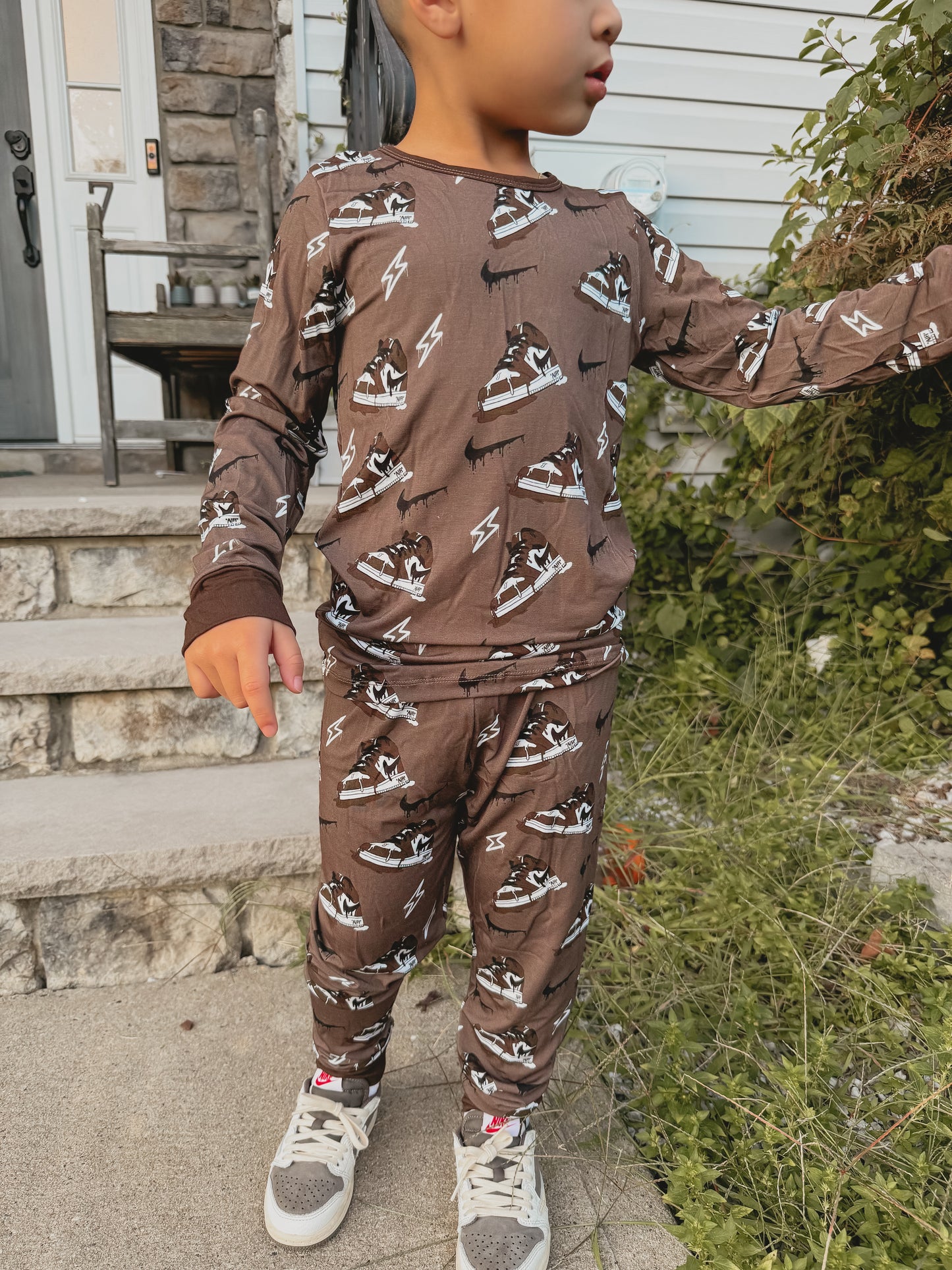 NEW!  Sneaker Drip Bamboo PJ