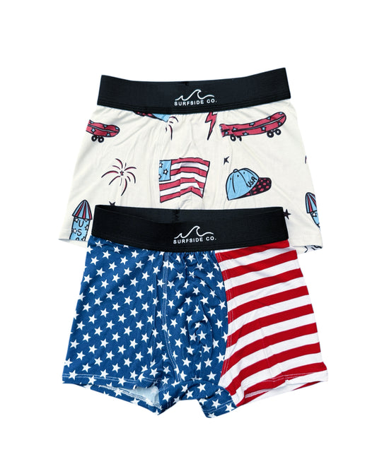 NEW! RWB- 2 pack Boxers
