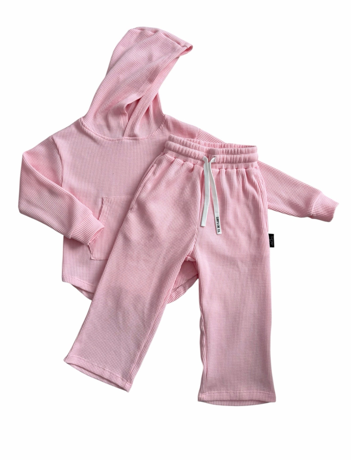 NEW! Baby Pink Waffle Cargo Set