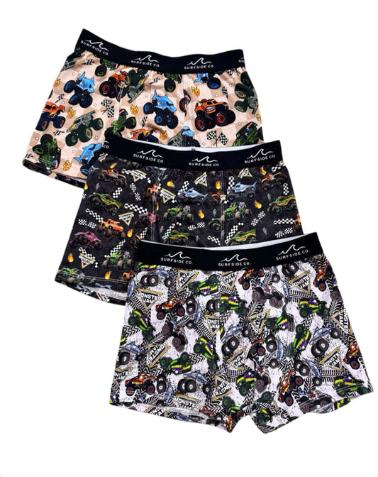NEW! Monster Jam- 3 pack Boxers