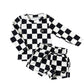NEW! B/W Checkered Rash Guard