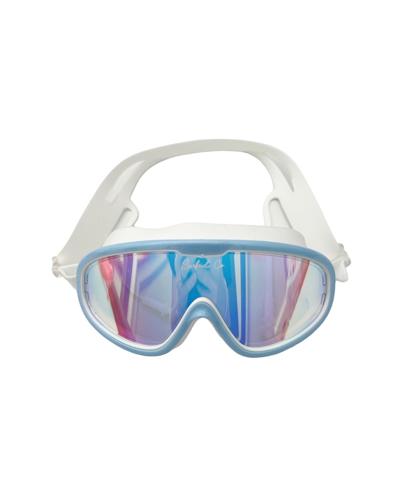 White Swim Goggles