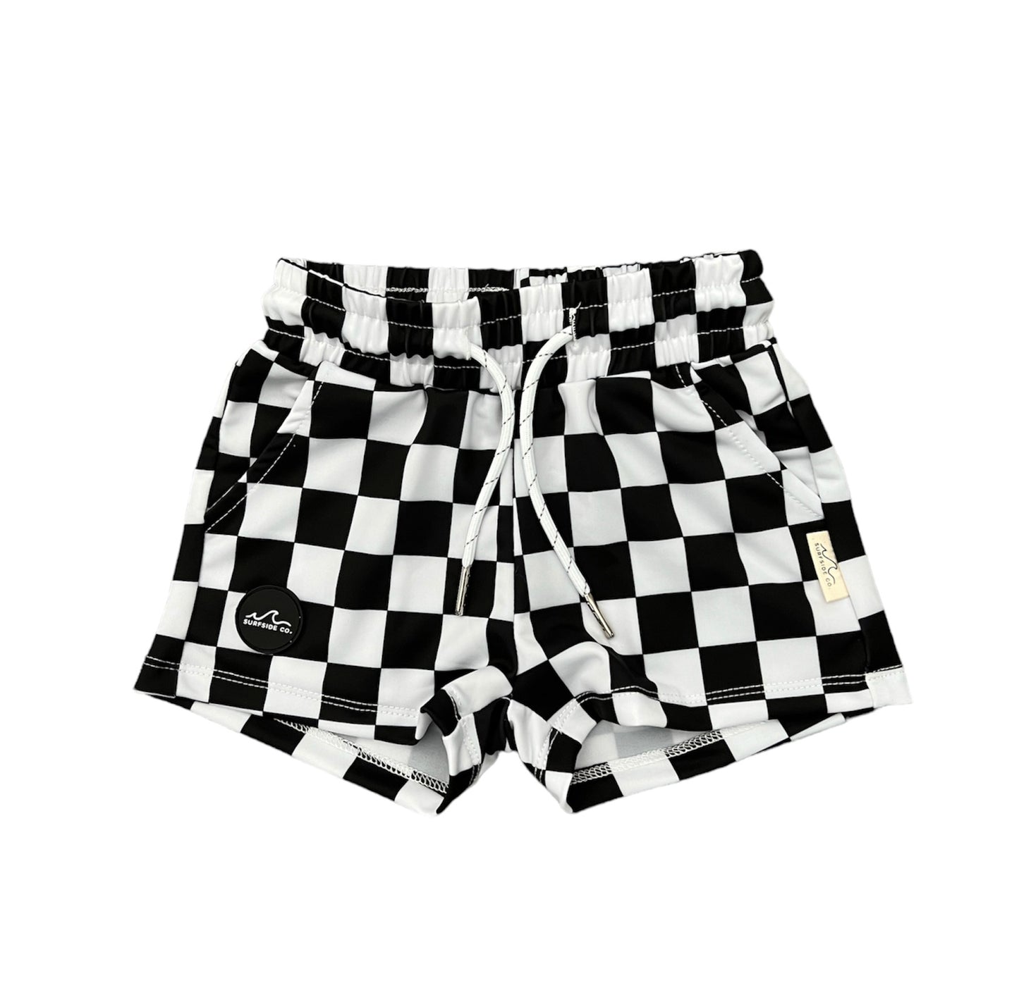 B/W Checks Hybrid Swim