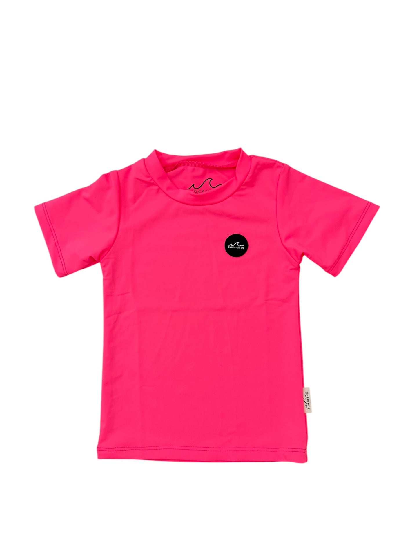 NEW! Neon Pink UPF 50+ Elevated Short Sleeve Rash Guard