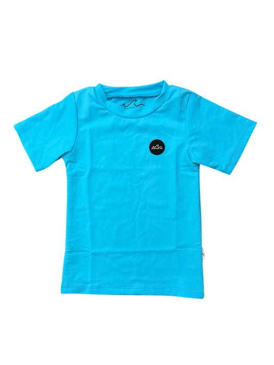 NEW! Seaside (Neon Blue) UPF 50+ Elevated Short Sleeve Rash Guard