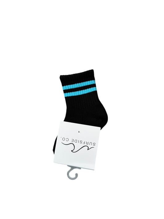 NEW! Neon Blue Varsity Socks