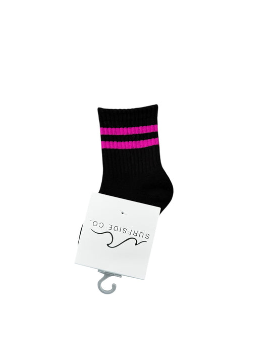 NEW! Neon Pink Varsity Socks