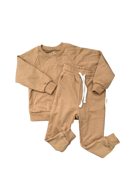 NEW! Tan Fall Jogger Set