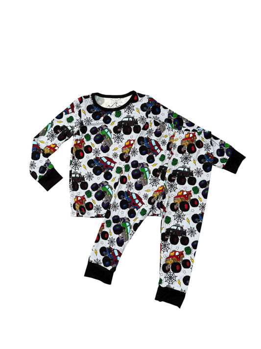 NEW! Super Hero Monster Jam Bamboo PJ