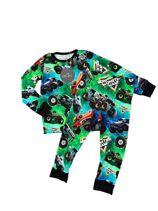 OG Monster Jam Long Sleeve Bamboo PJ