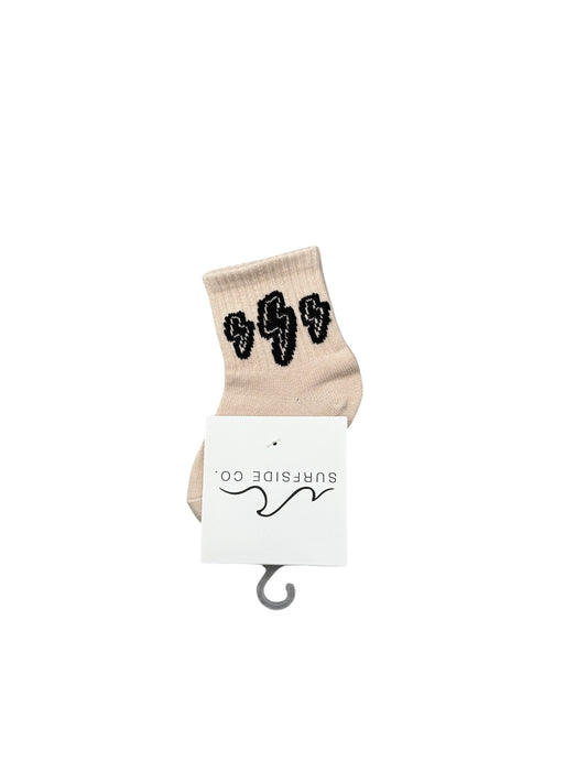 NEW! Tan Bolt Socks