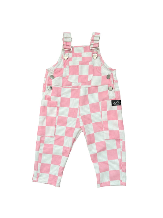 NEW! Pink Checks Overalls