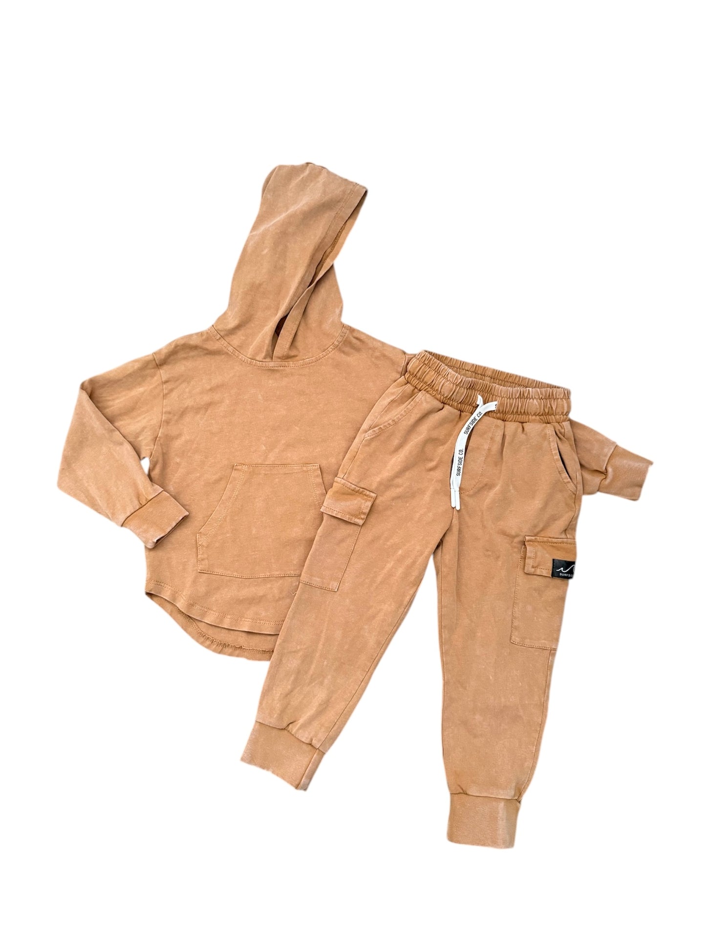 NEW! Tan Acid Wash Cargo Daywear