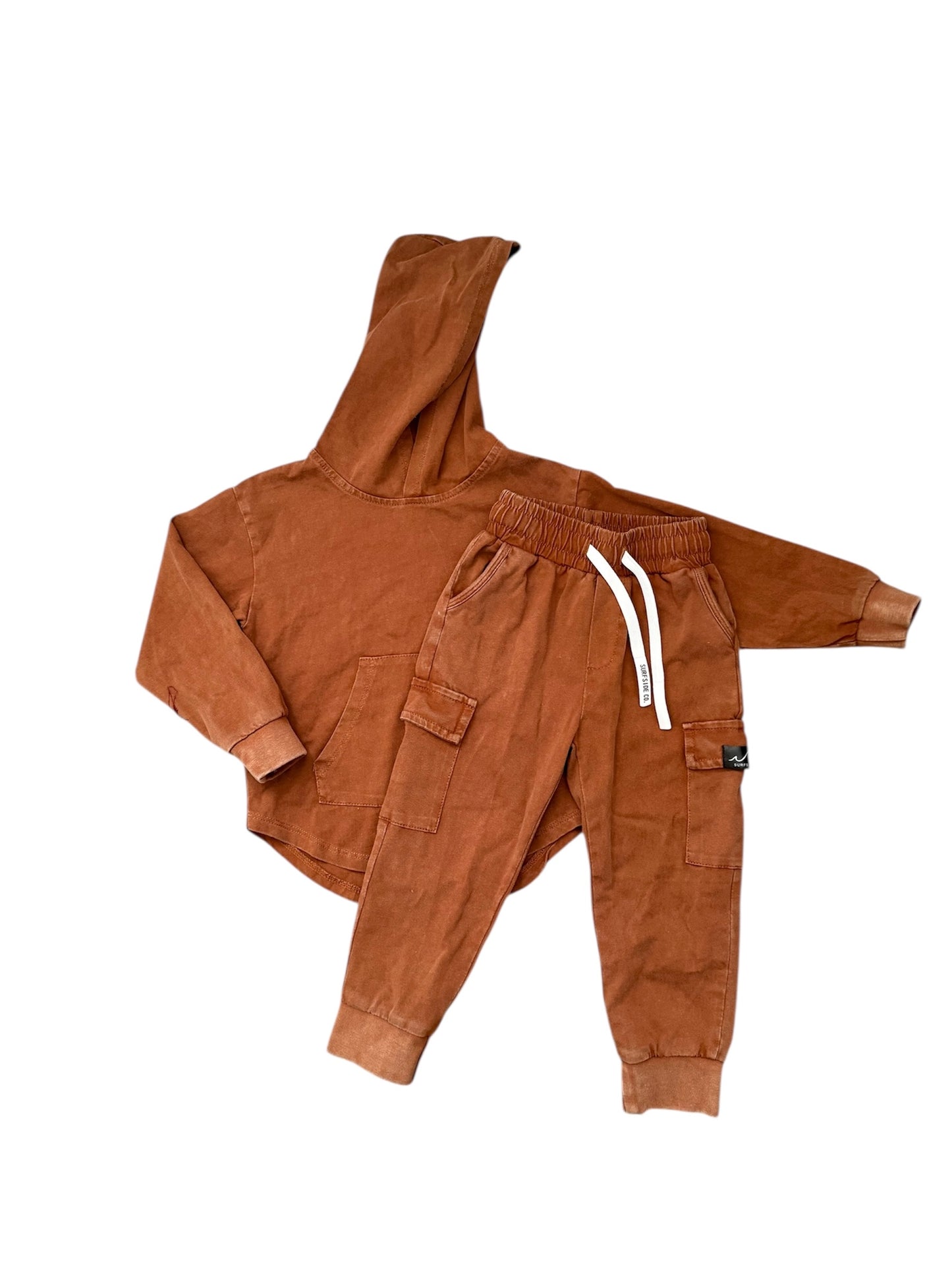 NEW! Chocolate Acid Wash Cargo Daywear