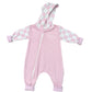 NEW! Pink Check Bamboo Sweater Romper