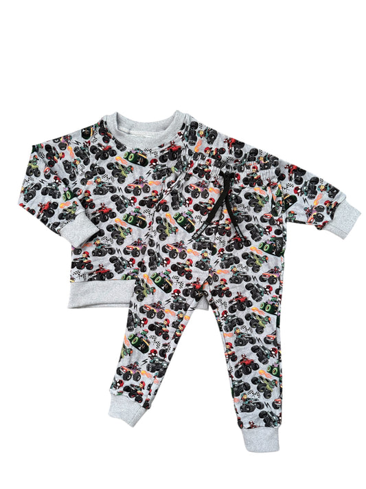 NEW! Superhero Monster Jam Daywear Set
