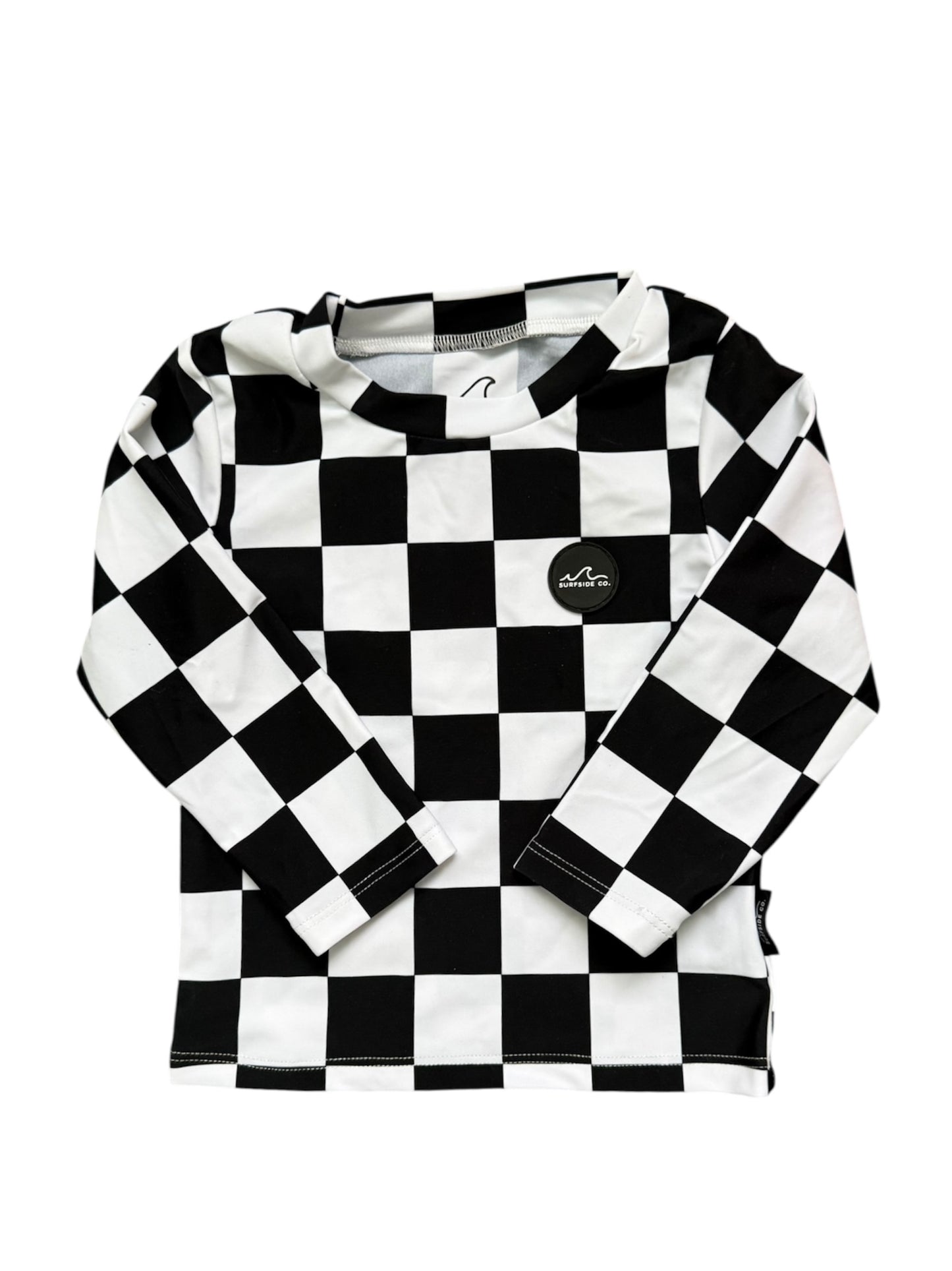 NEW! B/W Checkered Rash Guard