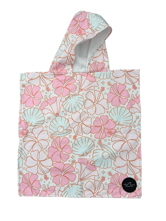 NEW! Mermaid Floral Hood Towel