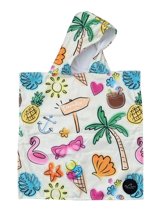 NEW! Girly Paradise Hood Towel