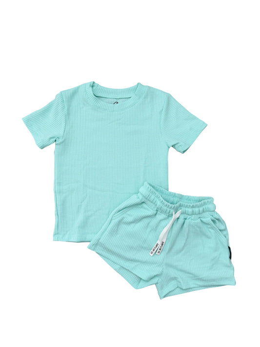 NEW! Aqua Waffle Lounge Set
