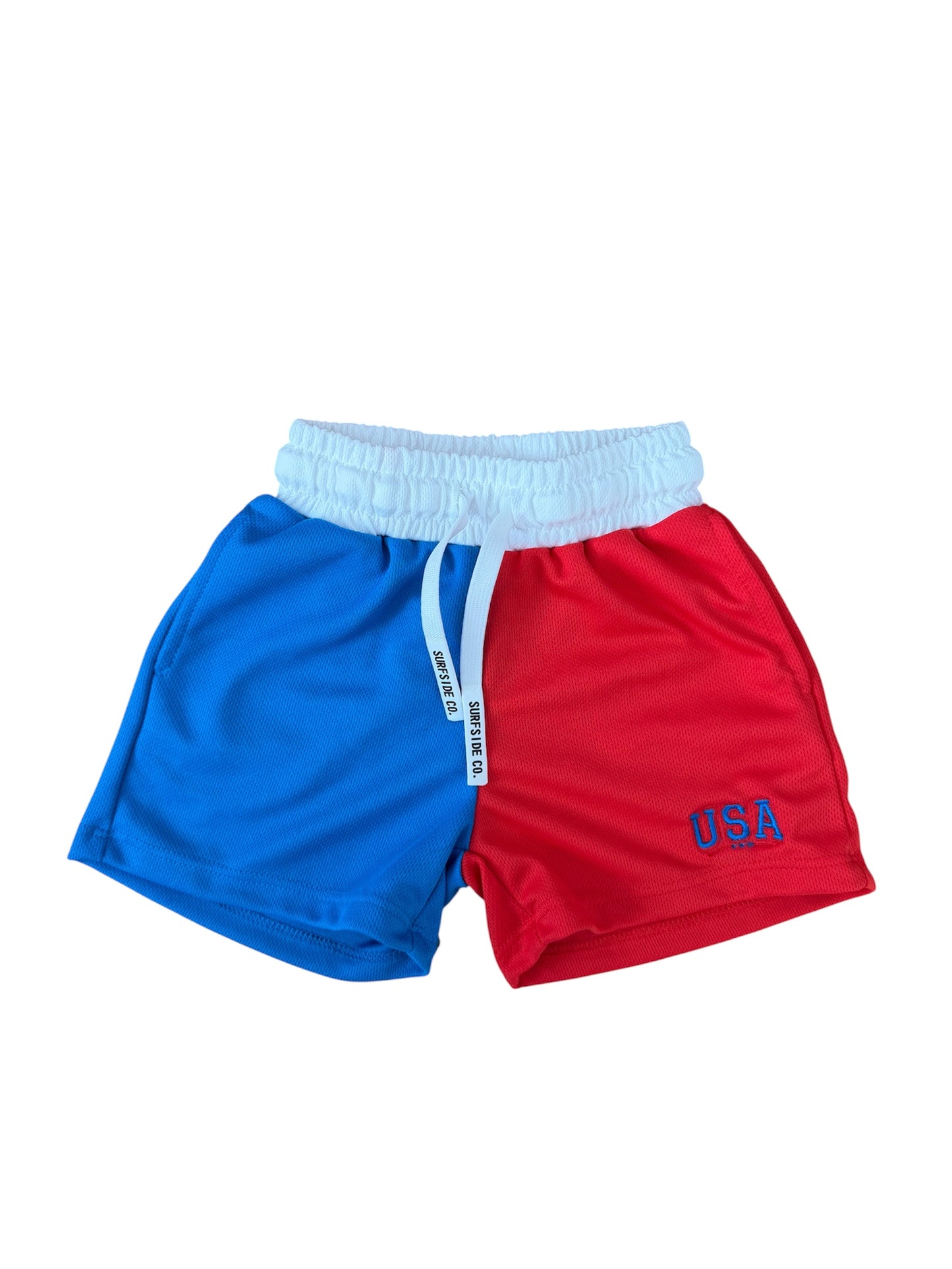 New! USA Two Tone Athletic Shorts