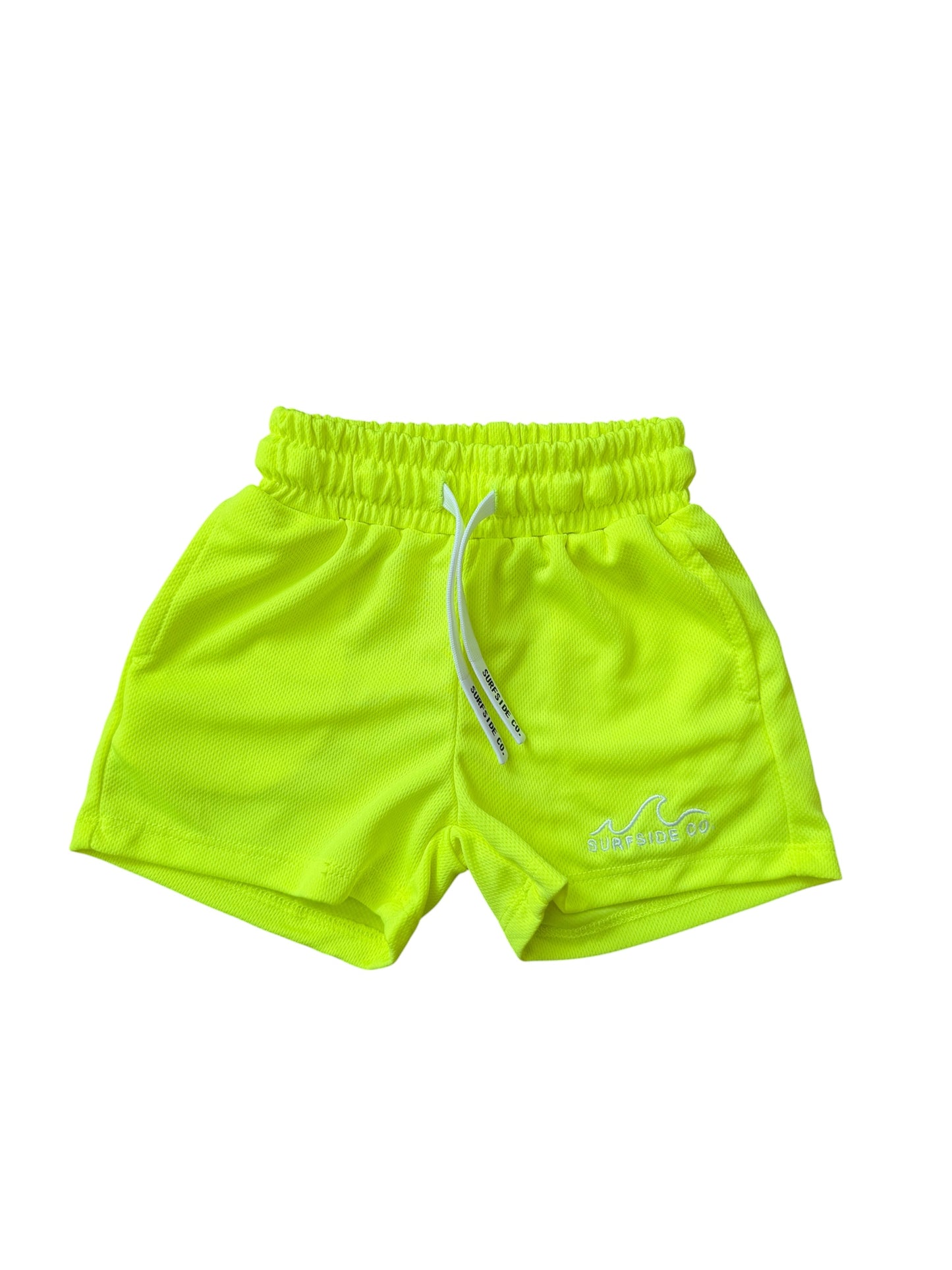 New! Neon Yellow Athletic Shorts