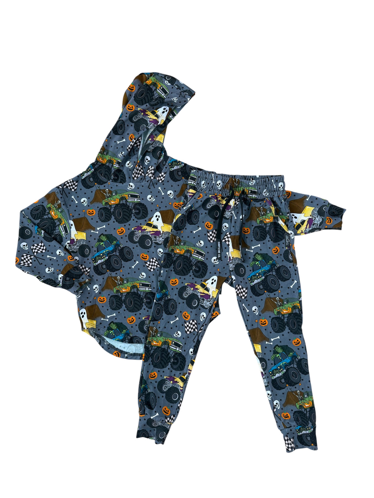 NEW! Halloween Monster Jam  Bamboo Jogger Set