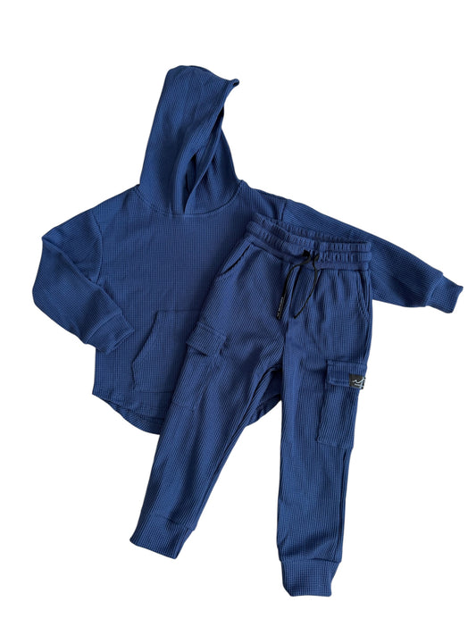 NEW! Navy Waffle Cargo Set