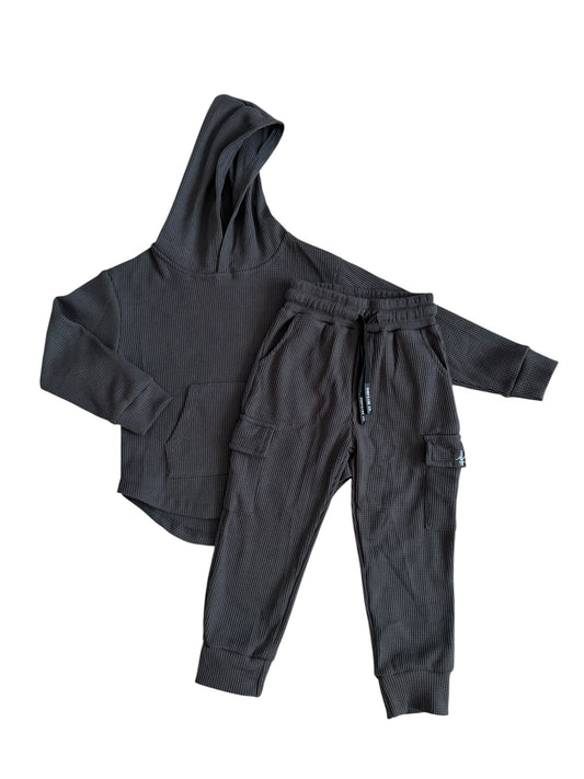 NEW! Charcoal Waffle Cargo Set