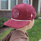 NEW! Wine 'Cool Kids Only' Corduroy Snap Back