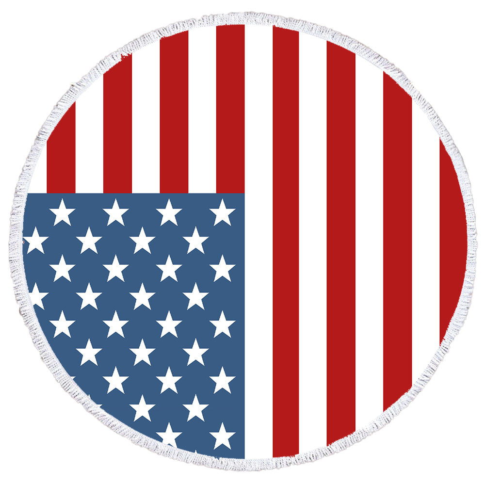NEW! USA Flag Beach Mat