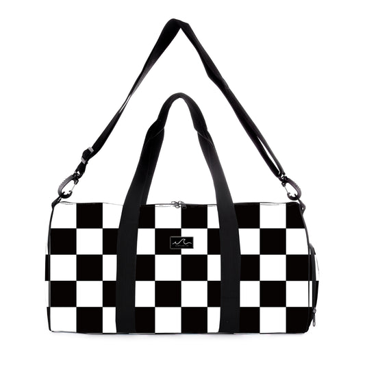 NEW! B/W Check Duffle/Weekender Bag