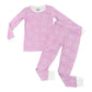 Purple Smiley Bamboo Pajamas