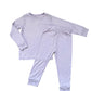 DOORBUSTER! - Lavender Ribbed Long Sleeve Bamboo PJ