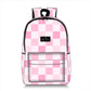 NEW! Pink Check Backpack