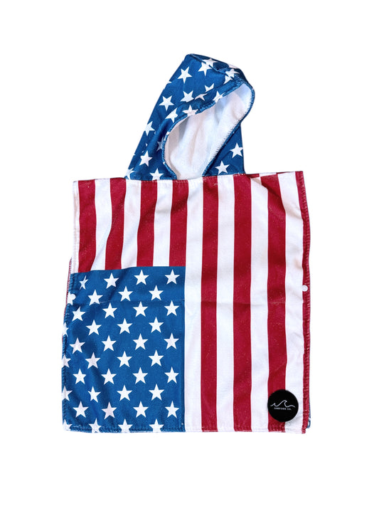 NEW! USA Flag Hood Towel